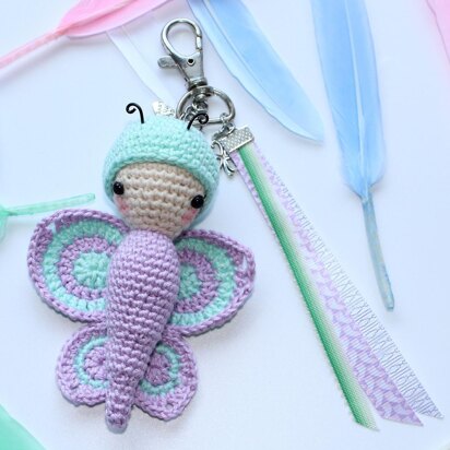 Butterfly keychain