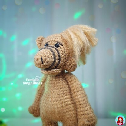 Alf-fanart Alien Amigurumi Crochet Pattern – PDF Digital Download (English)