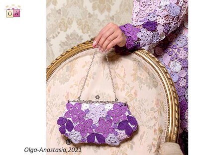 Lilac lace bag