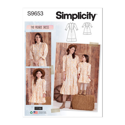 Simplicity Children's and Misses' Dress by Elaine Heigl Designs S9653 - Sewing Pattern