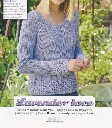 Lace  Rib and Border Jumper