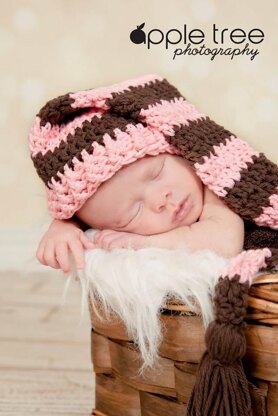 Striped Stocking Cap - Santa or Elf Hat