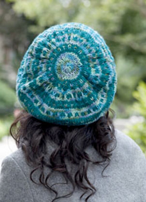 Slip Stitch Beret in Caron Simply Soft Collection and Simply Soft Paints - Downloadable PDF