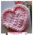 Crochet Heart Pattern Easy Applique Valentine Love