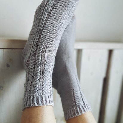 March Socks - knitting pattern