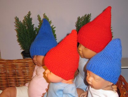 Baby Gnome Hats - 2 designs from 1 pattern