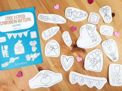Oh Sew Bootiful Loadsa Love Stick and Stitch Embroidery Patterns