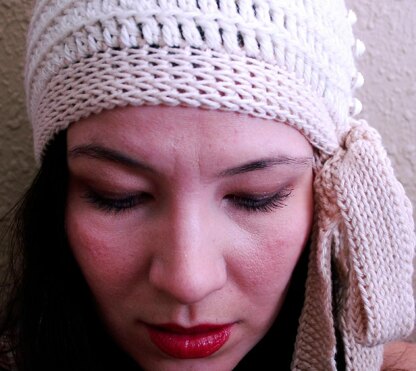 Millie Side Tie Cloche (Crochet/Tunisian Version)