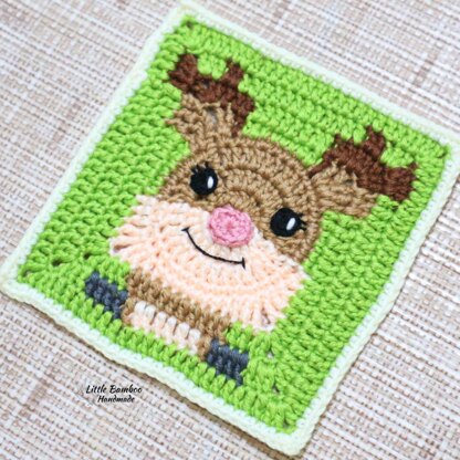 Reindeer Granny Square