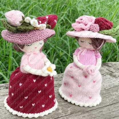 Knit Lady Cupcakes. Amigurumi Knits.