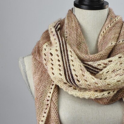 Walking on Clouds Wrap - knitting pattern