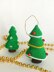 Christmas tree desk decor