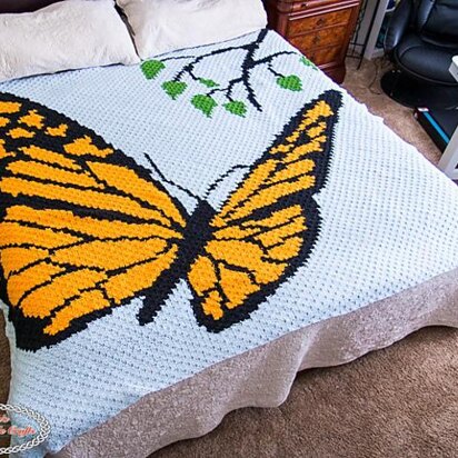 Mini C2C Butterfly Blanket