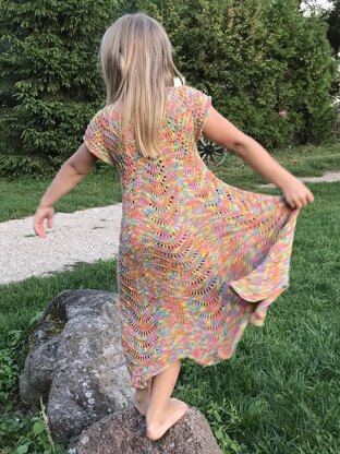Rainbow Dress For Little Miss