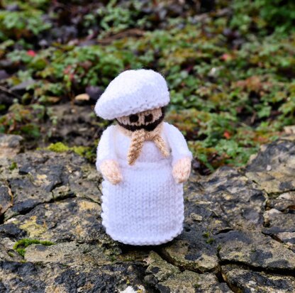 Victorian Baker Doll Knitting Pattern - Toy Knitting Pattern