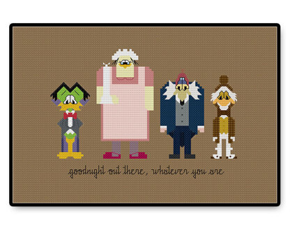 Count Duckula - PDF Cross Stitch Pattern