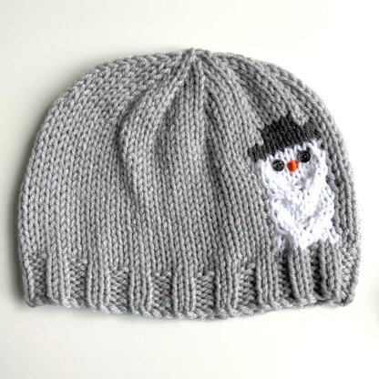 "Snowman" Beanie - toddler, child, adult