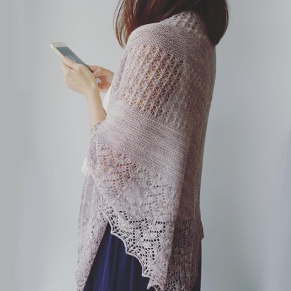 Lilac Lace Shawl