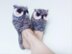 Owl slippers