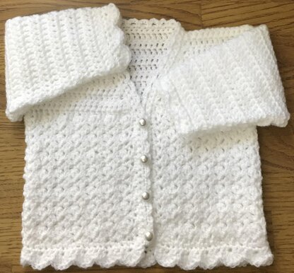 'Paris' Crochet Cardigan Pattern for Baby or Child