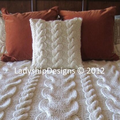 Super Chunky Cable Knit Throw