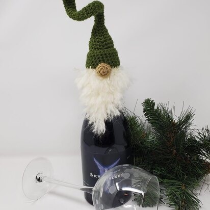 Corkscrew Gnome Bottle Topper