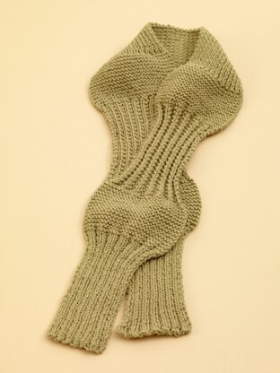 Rib Sampler Scarf in Lion Brand Wool-Ease - 70530AD