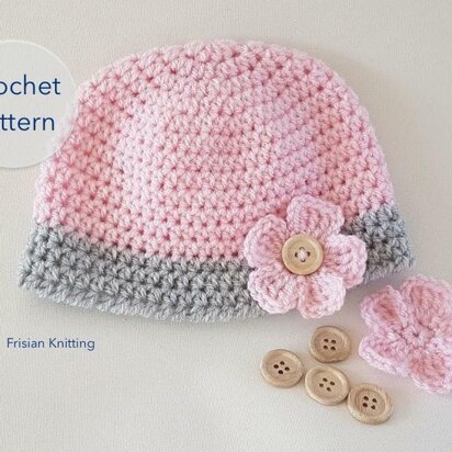 Cute baby beanie size to adult