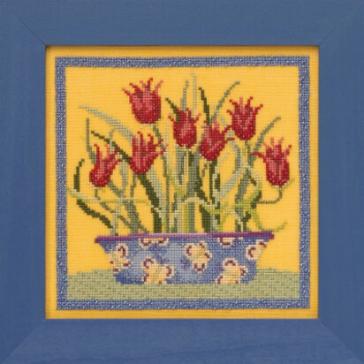Mill Hill Blooms and Blossoms - Tulips - 7in x 7in
