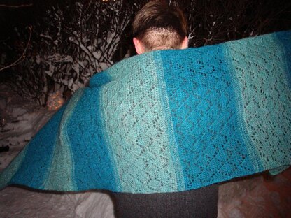 Poseidon Shawl (English & Swedish versions)