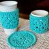 Granny's Cozy and Coaster Set