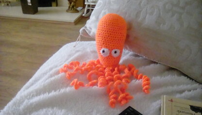 Crochet octopus toy