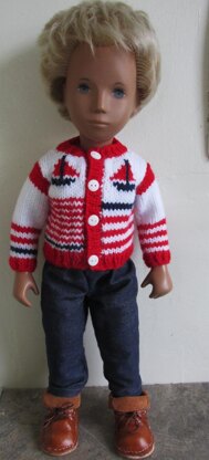 Sasha Doll Nautical Jacket Knitting Pattern