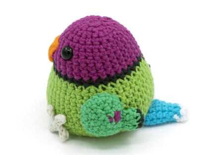 Amigurumi Plum-headed Parakeet