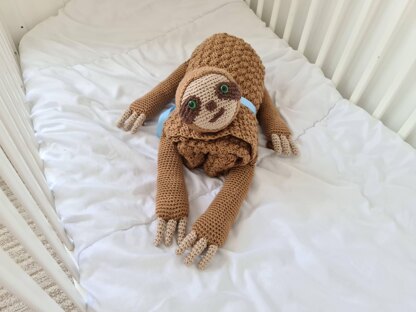 3in1 Jungle Sloth Baby Blanket