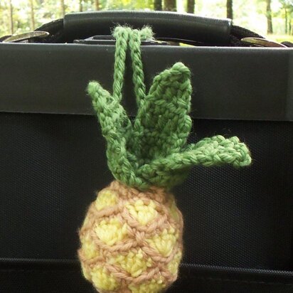 Pineapple Luggage Tag