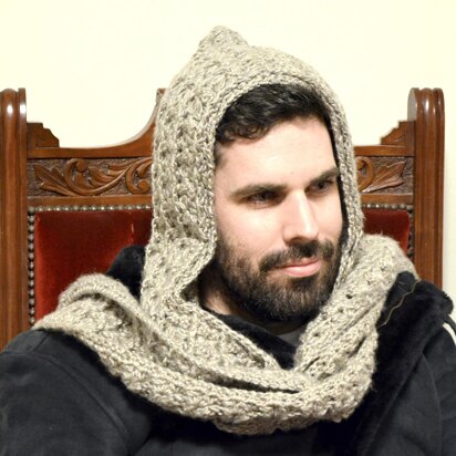 Medieval Hooded Scarf