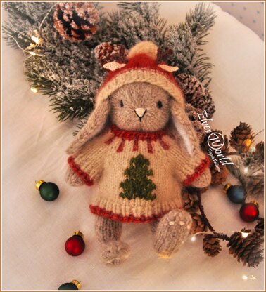 Christmas Bunny Rabbit Outfit