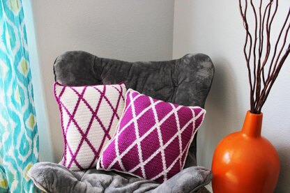 Diamond-Criss Cross Pillow