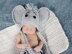 Josefina and Jeffery The Elephants Baby Hat and Diaper Cover