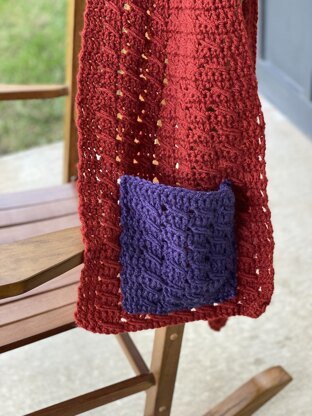 Warmth and Beauty Pocket Shawl