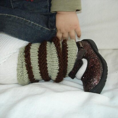 Toddler Striped Legwarmers