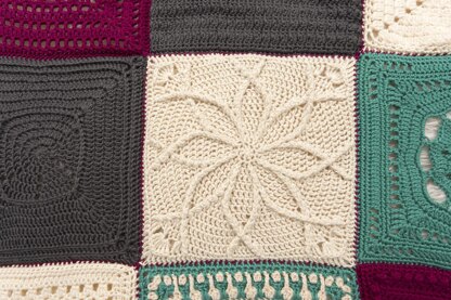Winter Snowflake Square