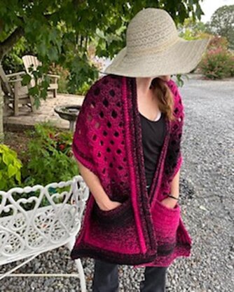 Cascade Pocket Shawl