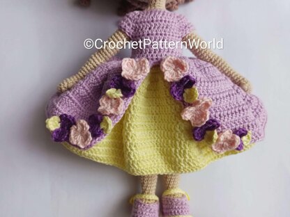 Crochet doll with clothes pattern, Basic amigurumi doll pattern, Astrid doll in English, Deutsch, Français, Spanish (Español)