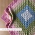 Dotty about Bobbles! Square blanket by Melu Crochet
