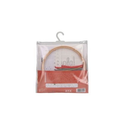 Anchor Starter Kit Hola Hoop Embroidery Kit - 15 x 15 cm