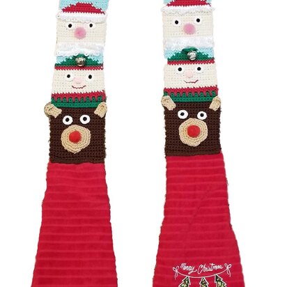 Christmas Totem Pole Kitchen Boa