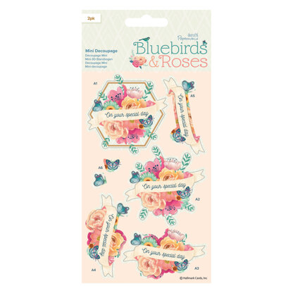 West Designs Bluebirds & Roses Bundle Pack