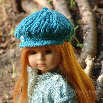 Lace Newsboy Cap for American Girl/Gotz Dolls